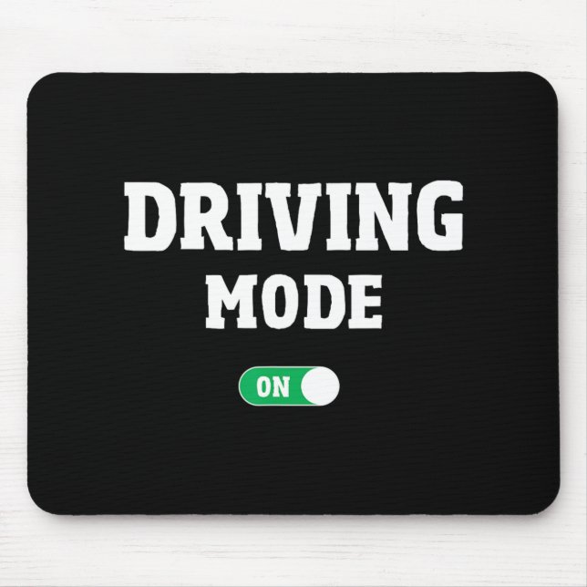 Tapis De Souris Driving School Test - Funny Driver's License Drivi (Devant)