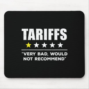 Tapis De Souris Droit de douane Trump États-Unis ne recommanderait
