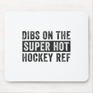 Tapis De Souris Droit sur l'arbitre de hockey super sexy drôle fem