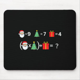 Tapis De Souris Drôle 67 Meme Noël Prof de Maths Santa Six Sept