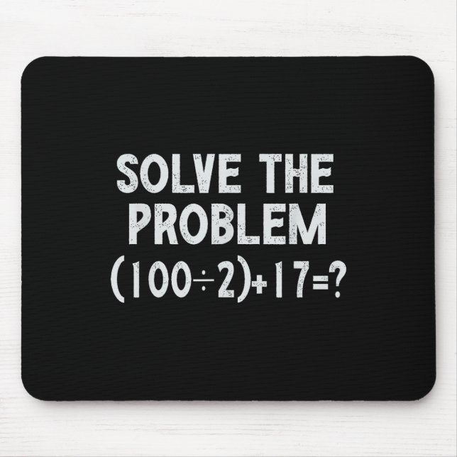 Tapis De Souris Drôle 67 Meme Pemdas Prof de Mathématiques Élément (Devant)