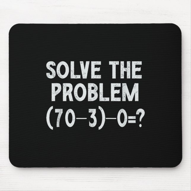 Tapis De Souris Drôle 67 Mème Pemdas Prof de Maths Élémentaire Cer (Devant)
