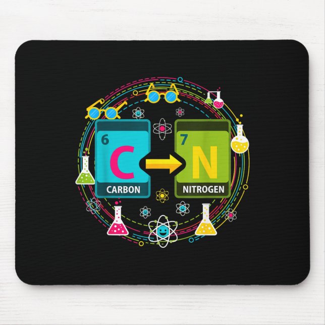 Tapis De Souris Drôle 67 Mème Science Chimie Professeur Tableau Pé (Devant)