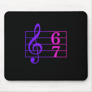 Tapis De Souris Drôle 67 Musique Mème Argot Professeur de Musique
