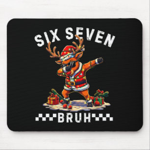 Tapis De Souris Drôle 67 Noël Six Sept Mème Reindeer Dabbing