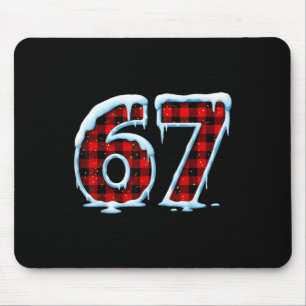 Tapis De Souris Drôle 67 Six Sept Mème Noël Pyjama