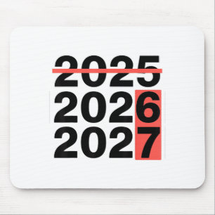 Tapis De Souris Drôle 6 7 Fête Bonne Année 2026 2027 67 Meme S
