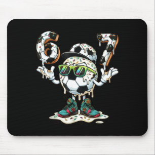 Tapis De Souris Drôle 6 7 Six Sept 67 Ballon de Football Mème Glaç
