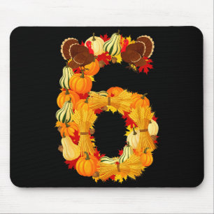 Tapis De Souris Drôle 6 7 Six Sept Mème Couple Thanksgiving Dindon