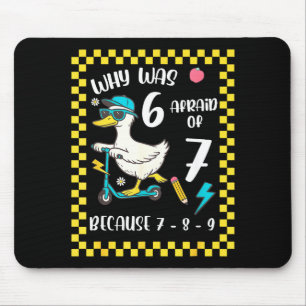 Tapis De Souris Drôle 6 Apeuré De 7 Oie Silly Six Sept 67 Meme