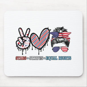 Tapis De Souris Drôle américain Patriotique