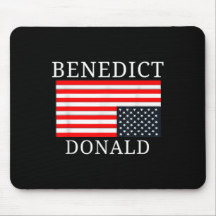 Tapis De Souris Drôle amusant du drapeau américain Benedict Donald