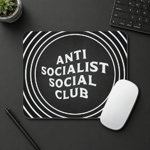 Tapis De Souris Drôle Anti Socialiste Social Club Socialisme