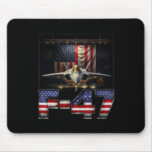 Tapis De Souris Drôle avion de chasse F47 Trump