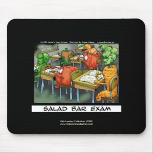 Tapis De Souris Drôle Avocat Cartoon Souris "Salad Bar Examen
