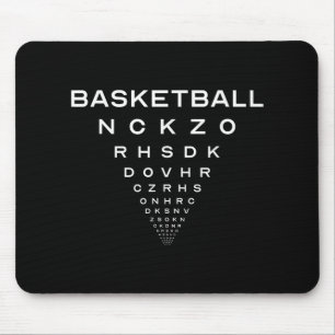 Tapis De Souris Drôle Basketball Opticiens Plaisanter Plaisanterie