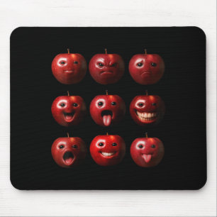Tapis De Souris Drôle Bête Ai Pomme Génération Z Mème Rot Humour F