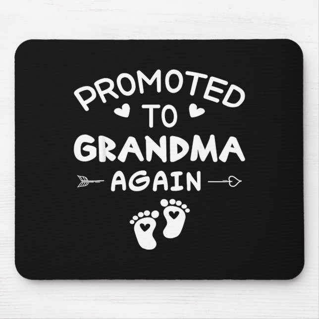 Tapis De Souris Drôle bientôt grand-mère deviendra une grand-mère  (Devant)