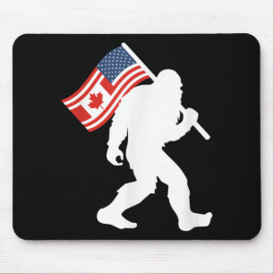 Tapis De Souris Drôle Bigfoot Canada Les 51 États Trump Canada Éta