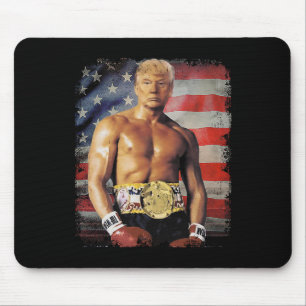 Tapis De Souris Drôle Boxer Trump Trump Rocky Meme