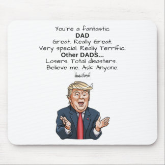 Tapis De Souris Drôle cadeau de Fête des pères Donald Trump Pad de