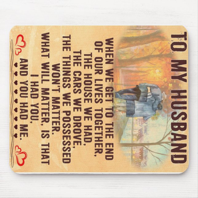 Tapis De Souris Drôle cadeau père | À ma famille présente (Devant)