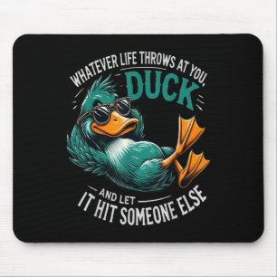 Tapis De Souris Drôle Canard Tee - shirts Graphiques Hommes Femmes