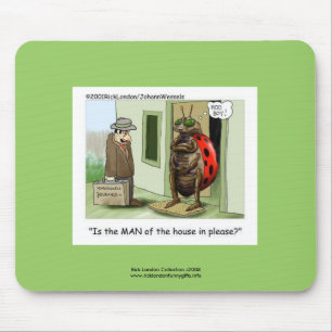 Tapis De Souris Drôle Cartographie De Ladybug Sur La Qualité Drôle