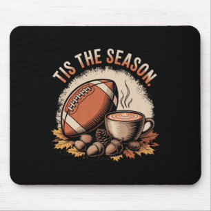 Tapis De Souris Drôle C'est La Saison Football D'automne Douillet