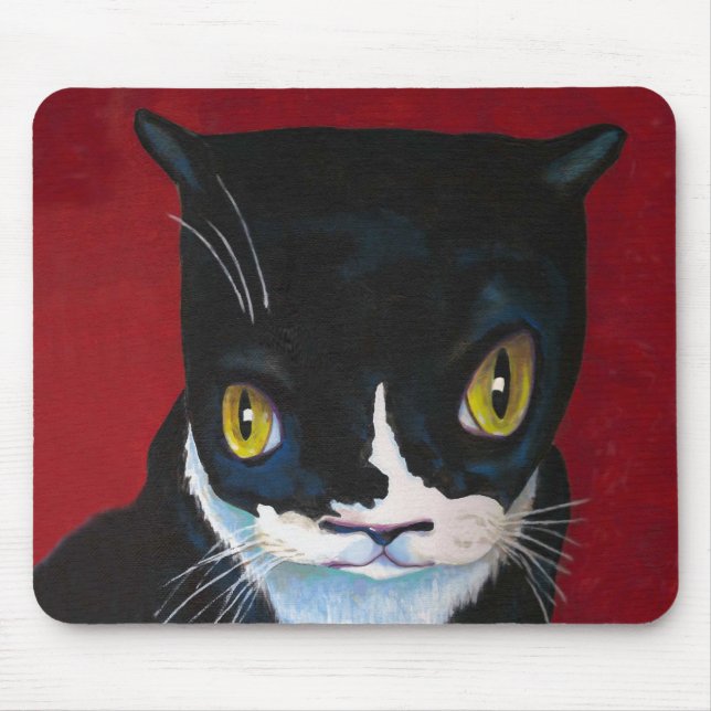 Tapis De Souris Drôle Chat Mousepad (Devant)