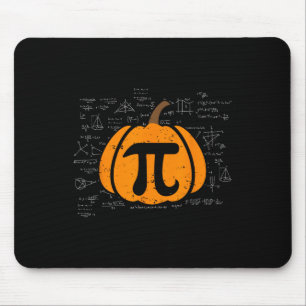 Tapis De Souris Drôle Citrouille Pie Math Enseignant Halloween Tha