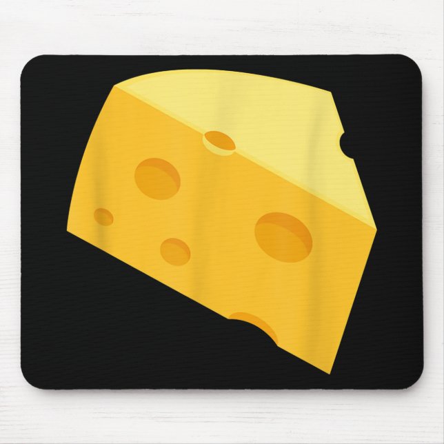 Tapis De Souris Drôle Costume d'Halloween correspondant Fromage (Devant)