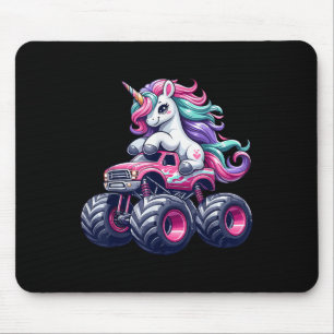 Tapis De Souris Drôle Cute Unicorn À L'Épreuve Un Monstre Rose Cam