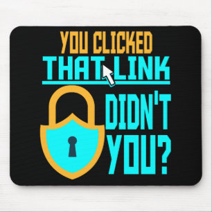 Tapis De Souris Drôle Cyber Sécurité Cadeau Informatique Hacker Te
