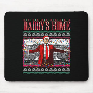 Tapis De Souris Drôle Daddy Accueil Trump laide Sweater de Noël Xm