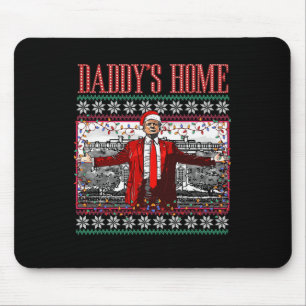 Tapis De Souris Drôle Daddy Accueil Trump laide Sweater de Noël Xm