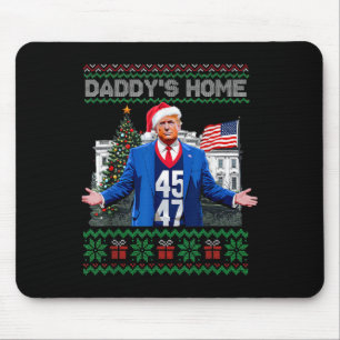 Tapis De Souris Drôle Daddy's Home Trump laide pull de Noël Xm