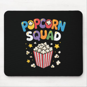 Tapis De Souris Drôle d'art de pop-corn pour hommes femmes enfants