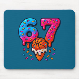 Tapis De Souris Drôle de Basketball Glace Goutte 67