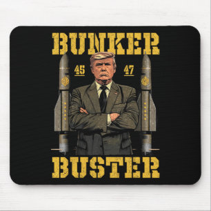 Tapis De Souris Drôle de Bunker Buster Trump