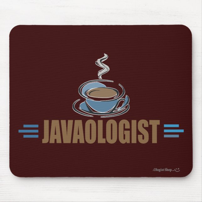 Tapis De Souris Drôle de Café (Devant)