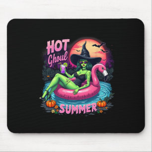 Tapis De Souris Drôle de Chaud Ghoul Été Étéween Vibes Squelette I