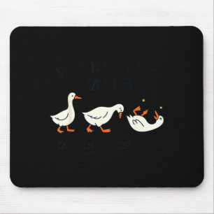 Tapis De Souris Drôle de chrétien – Voyage en marchant par la foi