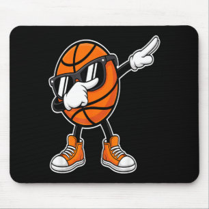 Tapis De Souris Drôle de dabbing basket-ball mème cool basket-ball