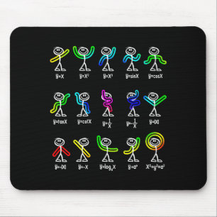 Tapis De Souris Drôle de danse d'algèbre Fonction Prof de maths Ge