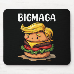 Tapis De Souris Drôle de Donald Trump faisant des frites hamburger