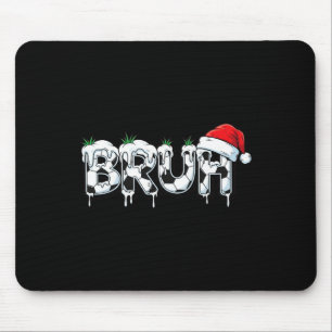 Tapis De Souris Drôle de frère Foot Noël Xmas Pyjama