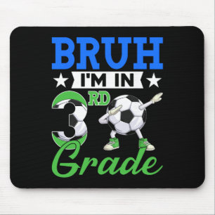 Tapis De Souris Drôle de frère, je suis en 3e année de football, r