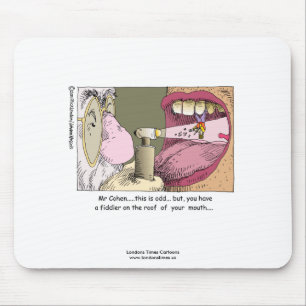 Tapis de souris drôle de mon dentiste juif