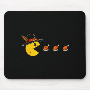 Tapis De Souris Drôle de thanksgiving jeu manger cuisse de dinde j